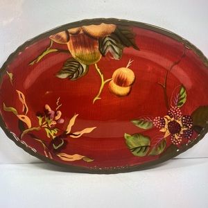 Tracey Porter The Octavia Hill Collection 15” Oval Stoneware Platter